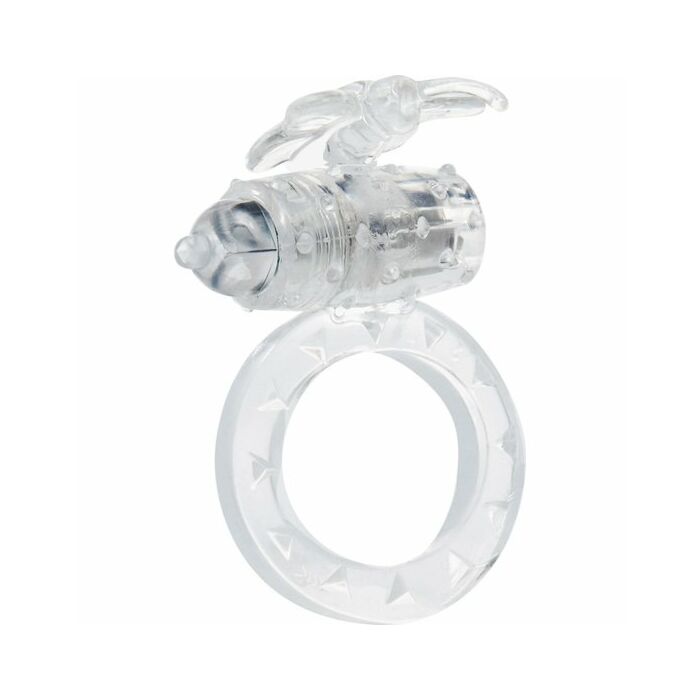 Transparent penis ring with vibration