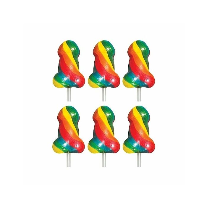 Rainbow pops - 6 uds