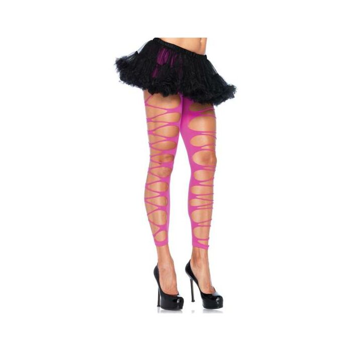 Leg avenue openings fuchsia pink leggings with