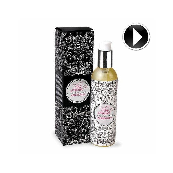 Aphrodisiac massage oil with caviar