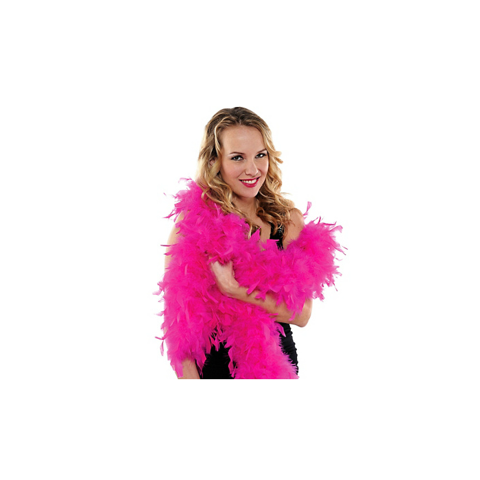 Fuchsia feather boa 183 cm