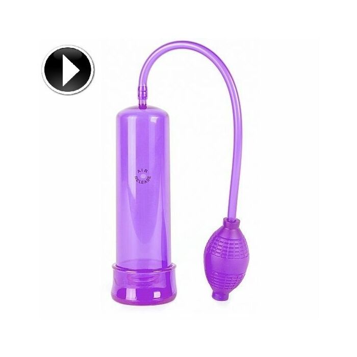 Lila Relazy pump for rock hard erections