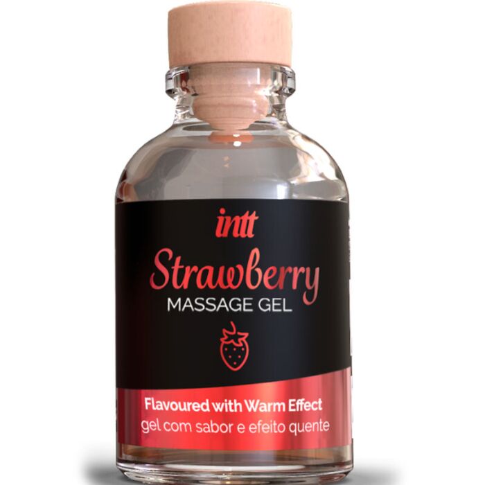 Intt Massage & Oral Sex - Strawberry Flavored Warming Massage Gel 30ml