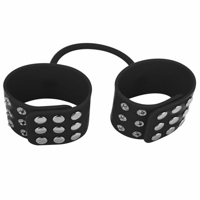 Handcuffs black silicone ouch