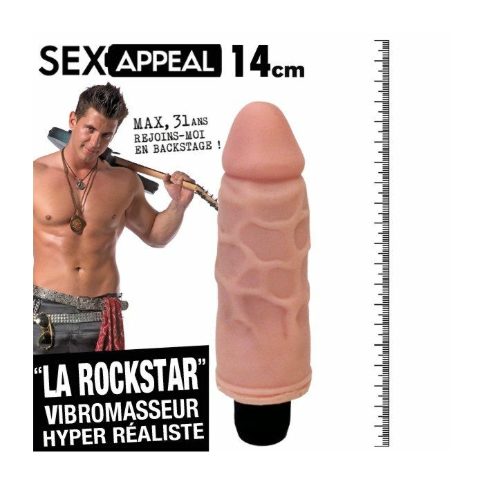 Adopts a realistic rock star vibrator 14cm