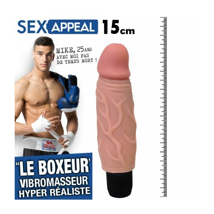 Sex appeal 15cm vibrator boxer realistico