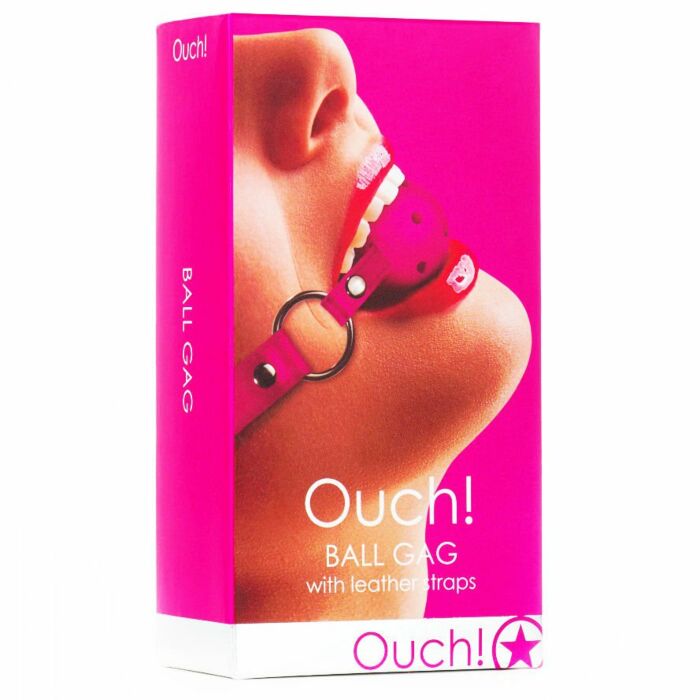Ouch pink breathable ball gag