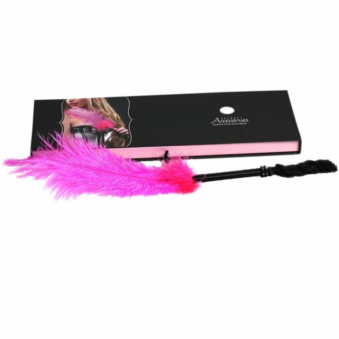 Secret pink feather seductive play accesories
