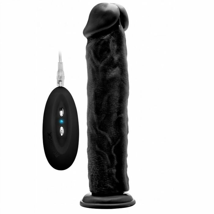 Real rock vibrator 100 010 black realistico 295 cm