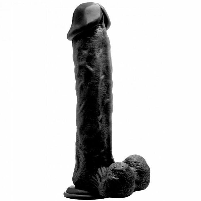 Real rock 020 100 realistic dildo 295 cm black