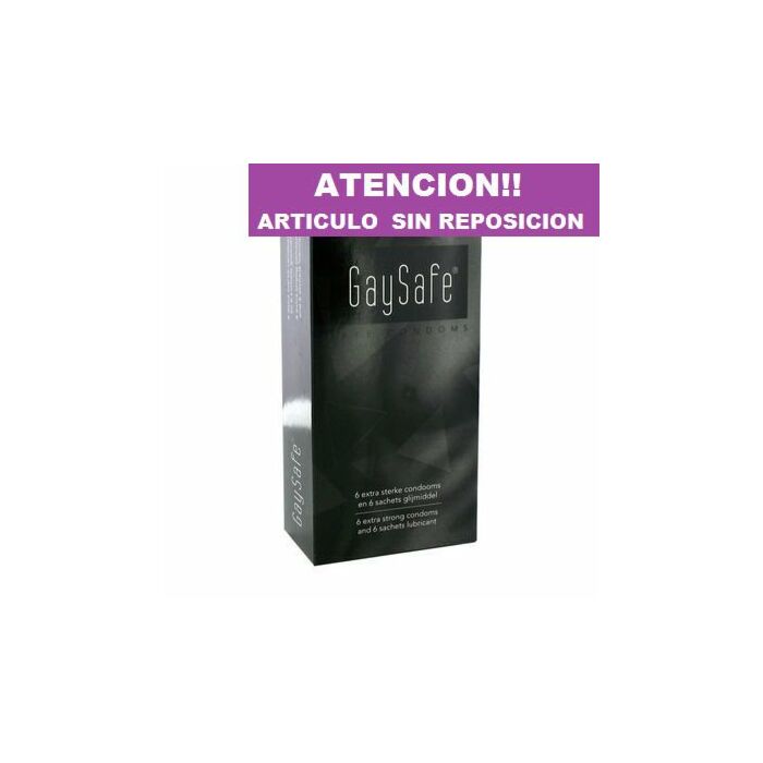 Gaysafe Extra strong condoms with lubricant