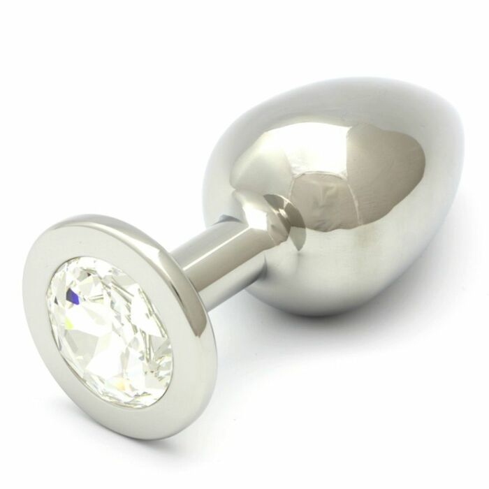 Swarovski crystal anal plug xl 96cm / 27mm