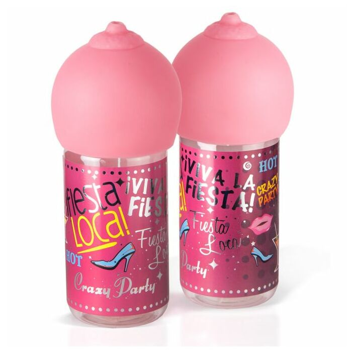 Pink baby bottle nipple "viva la fiesta"