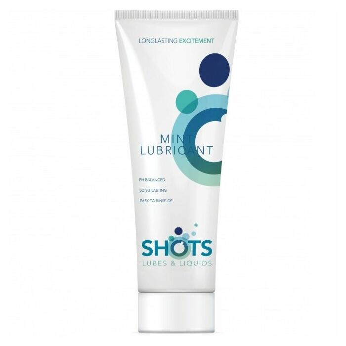 Shotslube water-based lubricant 100ml minty