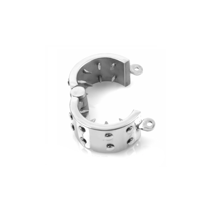 Metal chastity ring anti-hard erection