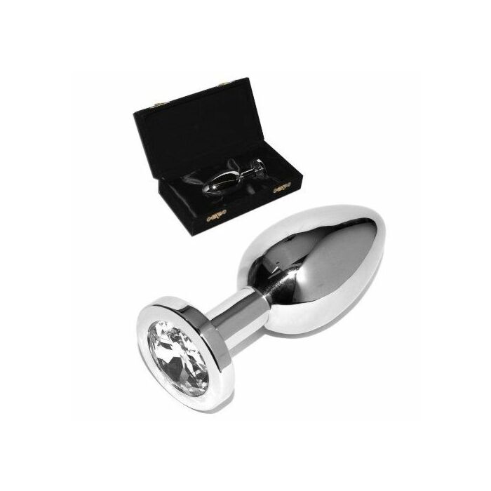 Metalhard diamond transparent anal plug small 571cm