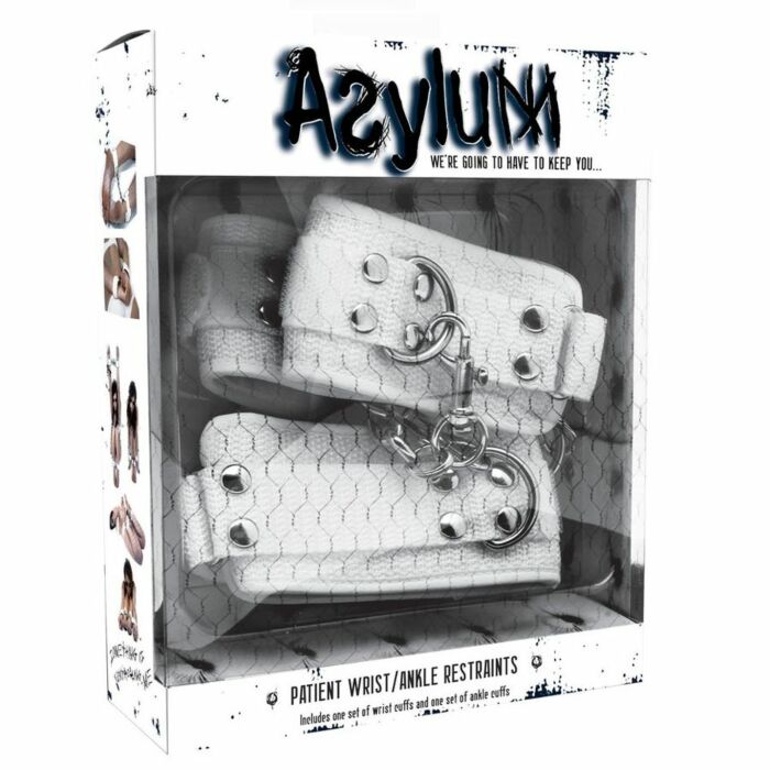 Asylum handcuffs and foot