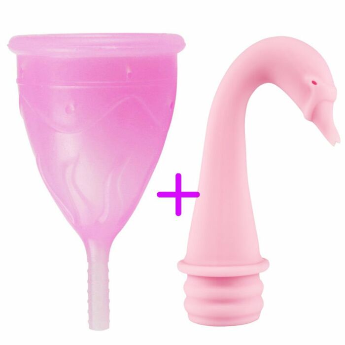 Femintimate eve menstrual cup pink size s + cleaner
