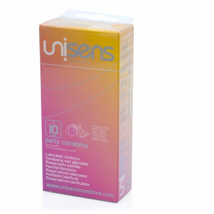 Unisens variety of flavored condoms 10 pcs 