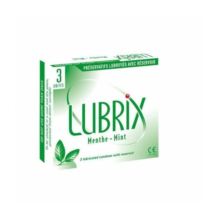 Box 3 units Lubrix mint flavor