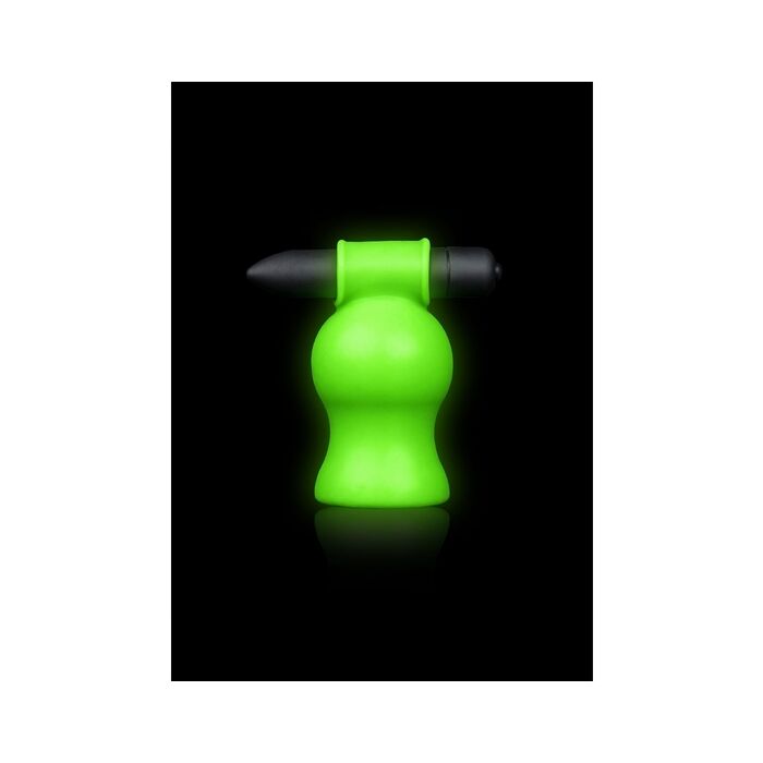 Ouch! Masturbator with Fluorescent Vibration - Glow in the Dark