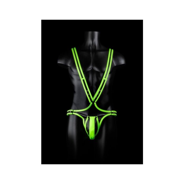 Ouch! Glow in the Dark Body Harness - Sex Shop