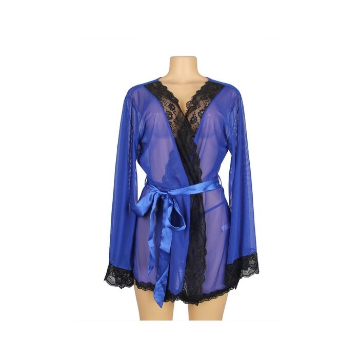 Blue Mesh Seduction