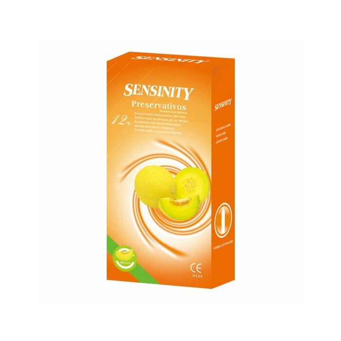 Sensinity melon condoms 12 pcs (cad 07/2015)