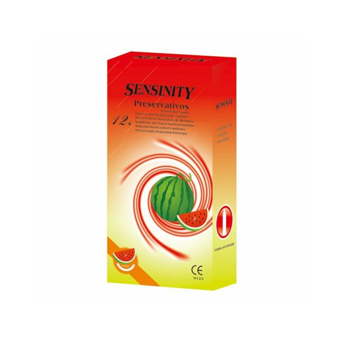 Sensinity condoms watermelons 12 pcs (cad 07/2015)
