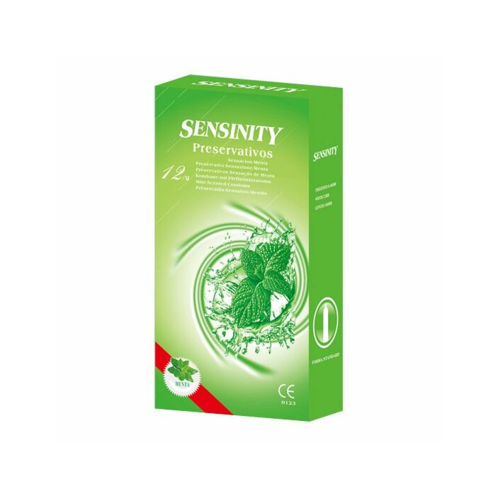 Sensinity mint condoms 12 pcs (cad 07/2015)