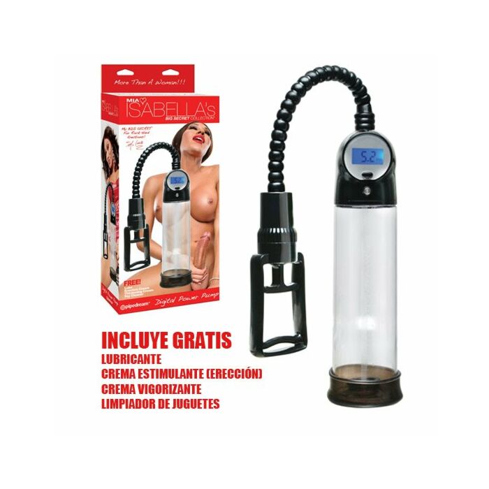 Mia Isabella suction pump with digital gauge