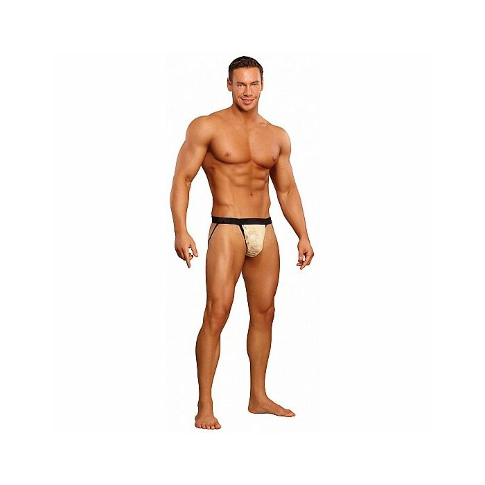 Male power bored beige suspensory effect