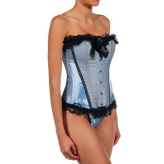 Intimax blue corset cupido